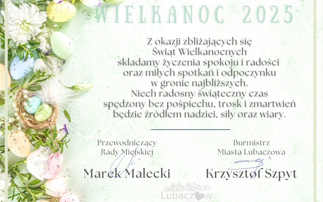 Zapraszamy po Świętach – wracamy we wtorek 22.04.2025